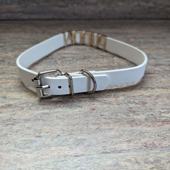 White Puddin Harley Quinn Choker Necklace 3/4' W NWT - Picture 5 of 7